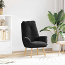 lænestol Sort 69 x 74 x 93 cm Sherpa-stof