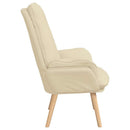 lænestol Creme 69 x 74 x 93 cm Stof og krydsfiner