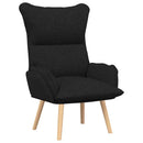 lænestol Sort 69 x 74 x 93 cm Stof og krydsfiner