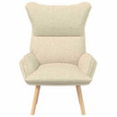 lænestol Creme 69 x 74 x 93 cm Stof og krydsfiner