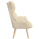 lænestol Creme 69 x 74 x 93 cm Stof og krydsfiner