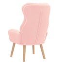 lænestol Lyserød 69 x 74 x 93 cm Sherpa-stof