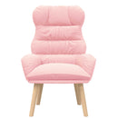 lænestol Lyserød 69 x 74 x 93 cm Sherpa-stof