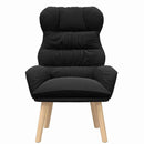 lænestol Sort 69 x 74 x 93 cm Sherpa-stof