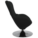 Æggestol Sort 63 x 73 x 90 cm Stof