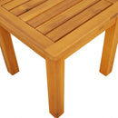 Sidebord Olie Naturlig 35 x 35 x 34 cm Massivt Akacietræ