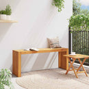 bænk Olie Naturlig 110 x 30 x 45 cm Massiv Teaktræ