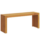 bænk Olie Naturlig 110 x 30 x 45 cm Massiv Teaktræ
