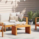 Sidebord Olie Naturlig 70 x 35 x 35 cm Massivt Akacietræ