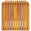 Sidebord Olie Naturlig 70 x 35 x 35 cm Massivt Akacietræ