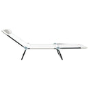 Foldestol 2 stk. Textilene Creme