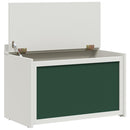 Kasse med opbevaring og tavlefront ROROS Hvid 73 x 40 x 55 cm