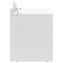 Kasse med opbevaring og tavlefront ROROS Hvid 73 x 40 x 55 cm