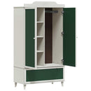 Tavle Garderobe ROROS Hvid 90 x 45 x 165 cm Konstrueret træ