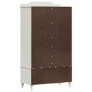 Tavle Garderobe ROROS Hvid 90 x 45 x 165 cm Konstrueret træ