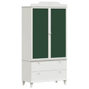 Tavle Garderobe ROROS Hvid 90 x 45 x 180 cm Konstrueret træ