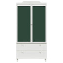 Tavle Garderobe ROROS Hvid 90 x 45 x 180 cm Konstrueret træ