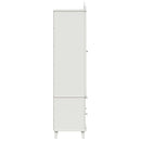 Tavle Garderobe ROROS Hvid 90 x 45 x 180 cm Konstrueret træ