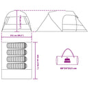 Dome telt til 4 personer med tag Blå 455 x 252 x 178 cm