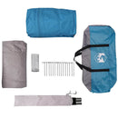 Dombet 6-personer med tag med opbevaring Blå 500 x 314 x 206 cm