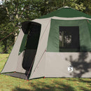 Cabin tent til 12 personer Grøn og Hvid 405 x 405 x 273 cm