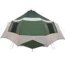 Cabin tent til 12 personer Grøn og Hvid 405 x 405 x 273 cm