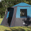Cabin tent til 12 personer Blå og grå 405 x 405 x 273 cm