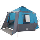 Cabin tent til 12 personer Blå og grå 405 x 405 x 273 cm