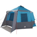 Cabin tent til 12 personer Blå og grå 405 x 405 x 273 cm