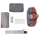 Cabin tent til 12 personer Grå og orange 405 x 405 x 273 cm