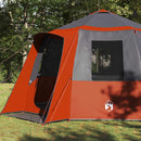 Cabin tent til 12 personer Grå og orange 405 x 405 x 273 cm