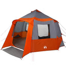 Cabin tent til 12 personer Grå og orange 405 x 405 x 273 cm