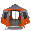 Cabin tent til 12 personer Grå og orange 405 x 405 x 273 cm
