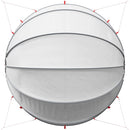 Pool Dome Grå og orange 472 x 460 x 229 cm