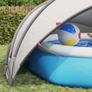 Pool Dome 500 x 500 x 236 cm 185T polyester med PU-belægning