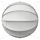 Pool Dome 500 x 500 x 236 cm 185T polyester med PU-belægning