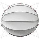 Pool Dome Grå og orange 546 x 516 x 250 cm
