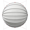 Pool Dome Grå og orange 592 x 590 x 275 cm