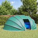Pooltelt Dome 538 x 440 x 204 cm Havgrøn