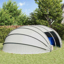 Pooltelt Dome Grå 538 x 440 x 204 cm
