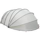 Pooltelt Dome Grå 538 x 440 x 204 cm