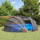 Pooltelt Dome 538 x 440 x 204 cm Transparent