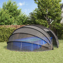 Pooltelt Dome 538 x 440 x 204 cm Transparent