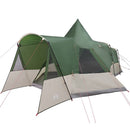 Teepee Telt 8-Personer med tag Grøn 720 x 465 x 295 cm