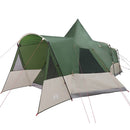 Teepee Telt 8-Personer med tag Grøn 720 x 465 x 295 cm