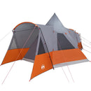 Teepee Telt 8-Personer med tag Grå og orange 720 x 465 x 295 cm