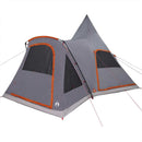 Teepee Telt til 5 Personer Grå og orange 545 x 450 x 295 cm