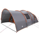 Tunnel telt til 8 personer Grå og orange 710 x 460 x 245 cm