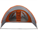 Tunnel telt til 8 personer Grå og orange 710 x 460 x 245 cm