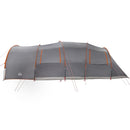 Tunnel telt til 8 personer Grå og orange 710 x 460 x 245 cm